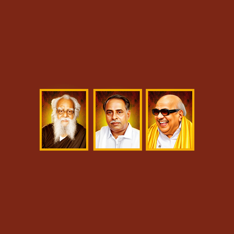 Three prominent  DMK Tamil Nadu political leaders