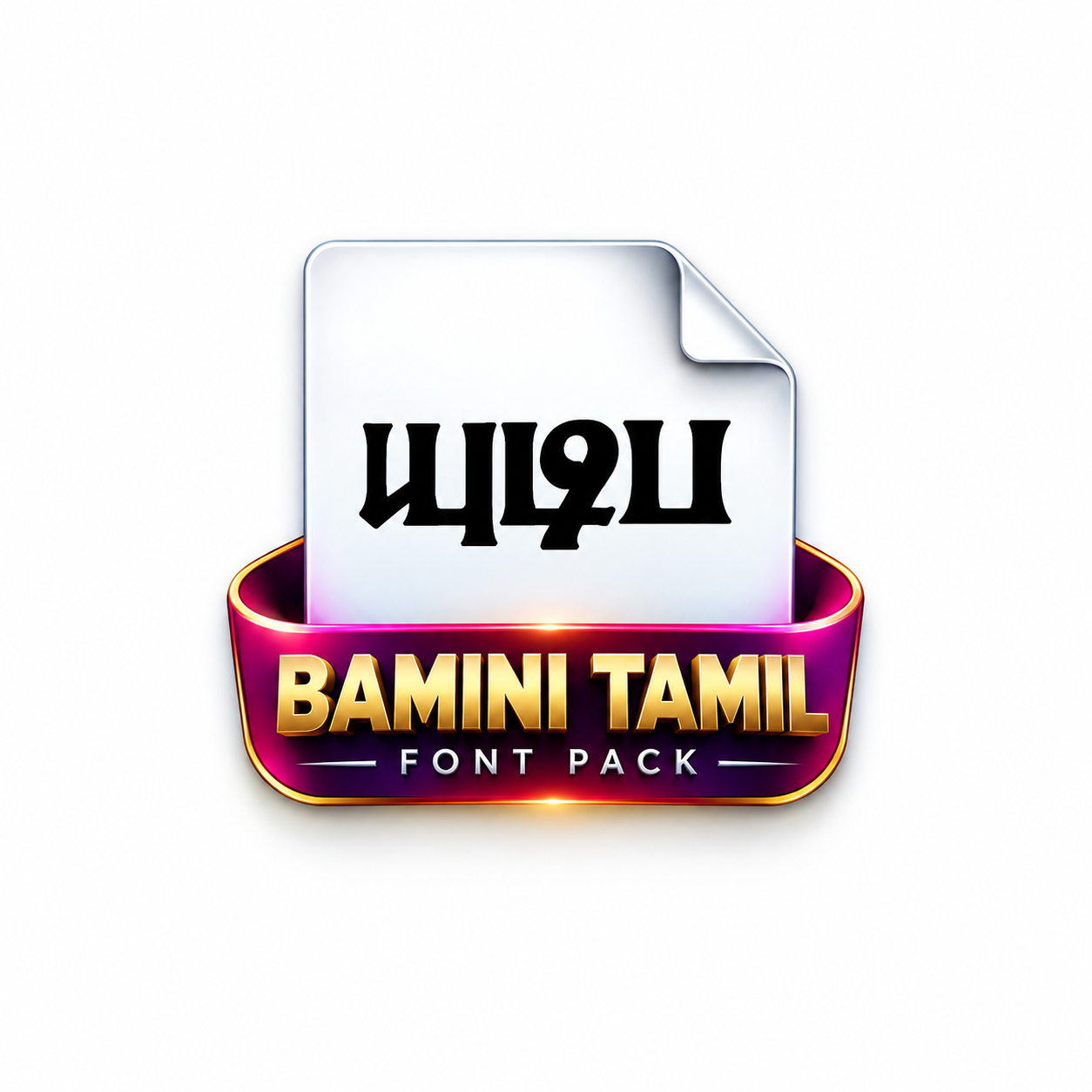 Bamini Tamil Font Pack for Designers