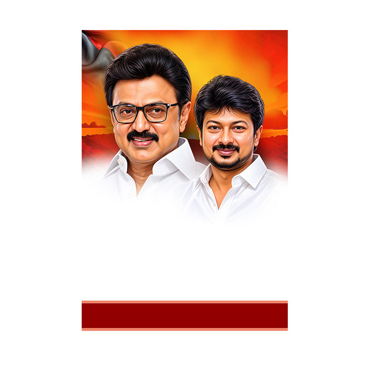 DMK Party Flex Banner PSD File