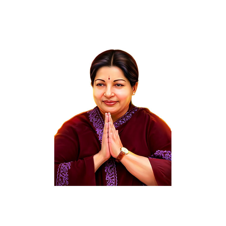 Former Chief Minister Selvi Jayalalithaa Art Image